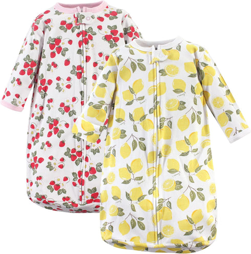 Hudson Baby Unisex Baby Cotton Long-Sleeve Wearable Sleeping Bag, Sack, Blanket