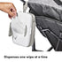 On-The-Go Wipes Dispenser with Diaper Pouch in Gray