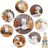 Sumind 9 Pcs Mini Plush Dog Stuffed Animals, Bulk Dog Plush Party Favors for Kids Baby Show Birthday