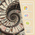 Lorvonis 1000 Vintage Card Spiral Staircase Puzzles for Adults Pieces. Fantasy Playing Card Jigsaw Puzzles. Challenging