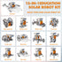 13-in-1 8+, Set 8+ STEM Education Solar Power Robots Toys for Boys Age Educational Toy DIY Science Kits for Kids