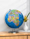 9" Illuminated World Globe with Stand - Educational Globe for Kids Learning, Colorful HD World Map Details