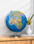 9" Illuminated World Globe with Stand - Educational Globe for Kids Learning, Colorful HD World Map Details