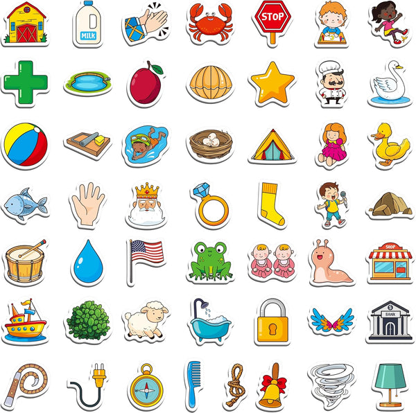 50 PCS CVCC & CCVC Object Magnets, Magnetic Thickened Fridge Magnets Adorable