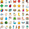 50 PCS CVCC & CCVC Object Magnets, Magnetic Thickened Fridge Magnets Adorable