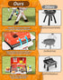 60Pcs Playset Set 3-8 Large Kids BBQ Grill with Real Steam, Sound & Light - Interactive Pretend Play Kitchen Toy