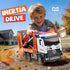 2 3 4 2-4 4 Pack 2 3 4 2 3 4 Vanvimen Tow Truck Toys for Year Old Boy, Trucks for Toddlers Years, Dump Crane Tow Truck