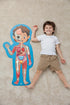 60 4+ Hape Human Body Puzzle | Oversized Pieces Educational Anatomy Jigsaw, Wooden Organs, for Children Years