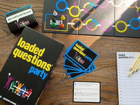 Loaded Questions Party Game - Fun Questions and Personal Answers for 4-8 Players