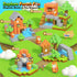 100PCS Set, 3-5 5-7 8-12, Magnetic Blocks - Build Mine Magnet World Forest Fox Adventure Magnetic Craft Toys Kids Games
