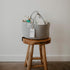 Parker Baby Rope Diaper Caddy Organizer - Nursery Storage Bin and Car Organizer for Diapers and Baby Wipes - Diaper