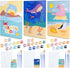 BONNYCO Paint by Numbers Kit for Kids - Sea Animals Pack of 3 Canvas