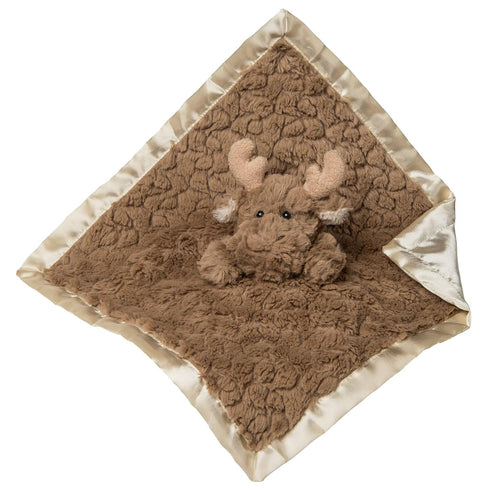 Mary Meyer Putty Nursery Stuffed Animal Security Blanket, Moose, 13 x 13-Inches