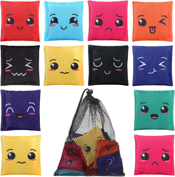 Sotiff 20 Pcs Small Bean Bags for Tossing Educational Cornhole Bags Bulk