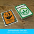 AQUARIUS Weed Playing Cards - Poker Size Deck for Your Favorite Card Games with Linen Finish