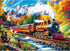 najiaxiaowu 500 Piece Puzzle for Adults,Mountain Train Puzzles for Adults Elderly,Recycled Cardboard Winter