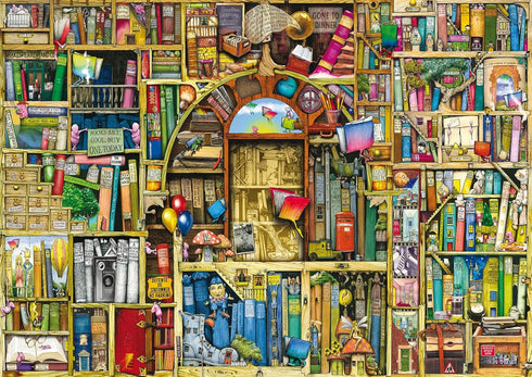 Ravensburger The Bizarre Bookshop 2 1000 Piece Jigsaw Puzzle for Adults -