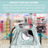 Car Seat Canopy Stroller Covers for Infant Boy and Girl Babies Stretchy and Kick Proof with Net Multi Use Soft