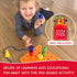 36 Foam Peg Board Toy - Pegs, Foam Board, Lacing String, Storage Bag - Occupational Therapy Toys - Fine Motor Skills