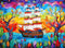 Caribbean Treasure Hunt - 1000 Piece Jigsaw Puzzle for Adults, Vibrant Pirate Ship Adventure by Cross & Glory