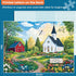 Nitktaia 300 8-10 10-12,Challenging Nights,20.5 15 Piece Puzzles for Adults,Holy Little White Chapel Puzzle for Adults