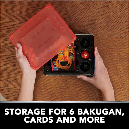 Bakugan Baku-tin with Special Attack Mantid, Customizable Spinning Action Figure and Toy Storage for Kids 6 and Up