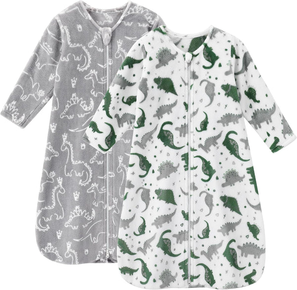 Unnivoll Fleece Baby Sleep Sack 6-12 Months Long Sleeve 2.0 Tog Baby
