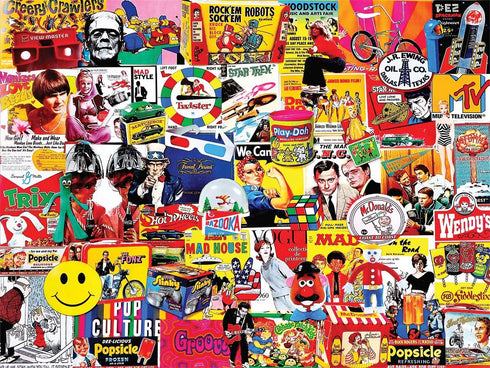 Pop Culture - 1000 Piece Jigsaw Puzzle - White Mountain Puzzles