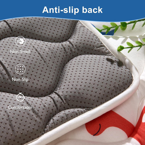 74" 50", Odorless Premium Foam Baby Play Mat x Soft Microfiber Fabric Crawling Mat for Floor- Comfortable