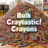52 Sets 4-Packs (208 Count Packs, Craytastic! of in Cello total bulk Crayons) - Large Box of Crayons Bulk For School