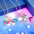 Hicarer 6 Pieces Unicorn Necklaces and Mermaid Necklace, Cute Rainbow Heart Crown for Christmas Party Favors