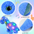 16'' Hopearl LED Musical Stuffed Dinosaur Lighting Up Singing Diplodocus Soft Plush Toy with Long Neck Adjustable