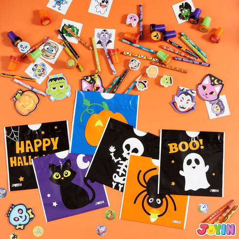 168 24 Pack Set JOYIN Pcs Assorted Halloween Art and Craft Stationery Kids Gift Trick or Treat Party Favor Toy