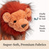 Cozys 0 10" GUND Collection Lion Plush Stuffed Animal for Ages and Up, Orange/Red