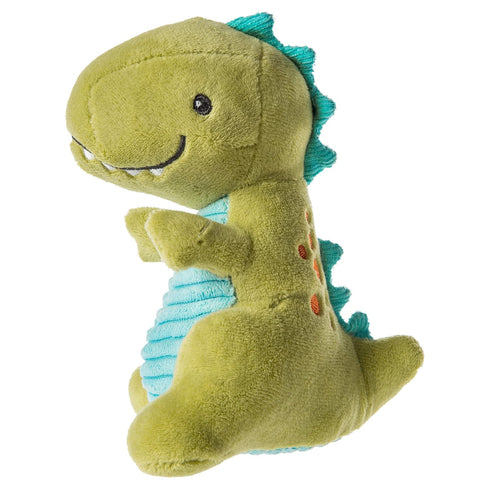 Mary Meyer Pebblesaurus Soft Toy Baby Rattle - 5-Inches, Green Dino