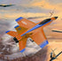 Foam F/A-18 RC Plane Hornet Strike Fighter, 2 CH Remote Control Airplane, Glider Planes for Kids (Orange)