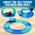 265pk Set 225 3 USA Toyz Ocean Race Tracks for Kids- Speedway Race Car Track with Flexible Roads, Shark Toy Cars