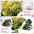 18'' Athoinsu Realistic Stuffed Animal Sea Turtle Soft Plush Toy Ocean Life Tortoise Throw Pillow Birthday Plushie