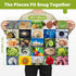 1000 25 BenBen Piece Puzzle for Adults, Fibonacci Spirals in Nature, Jigsaw Puzzles with Letters on Back, Challenging