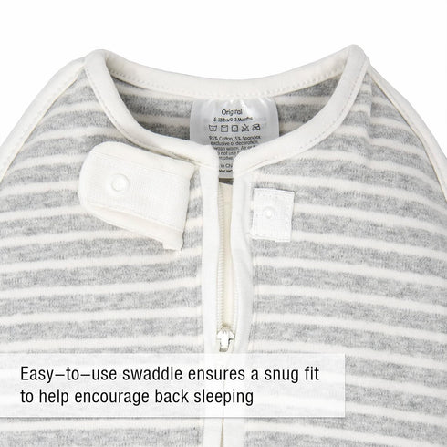 Woombie 5-13 lbs Original Baby Swaddling Blanket - Soothing, Cotton Baby Swaddle with Zipper - Wearable Newborn