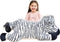 IKASA Large 30" Zebra Stuffed Animal Plush Toy - Cute Jumbo Soft Toys, Huge Fluffy Fat Oversized Plushie