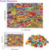 YINSHENG Jigsaw Puzzles for Adults 1000 Piece Puzzle for Adults 1000 Piece - Crazy Candy - Jigsaws Puzzles 1000 Piece For Adults Kids Educational Game Toys Gift for Home Wall Decoration (27.6"x 19.7")
