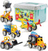 Play Brainy Magnetic Toy Cars Set, 42 Piece Educational Toys for Toddlers and Preschoolers