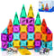 RiteHold Magnetic Tiles for Kids Mini Magnet Tiles Building 43PCS Toddlers Magnetiles Travel