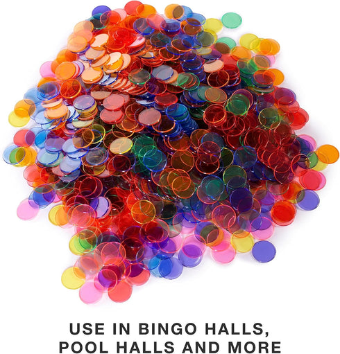 Set 1000 100 Set Royal Bingo Supplies Bingo Game for Adults, Seniors, and Family - Chips, Cards, Jumbo Deck of Calling