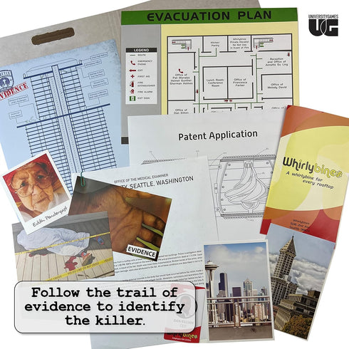 Murder Mystery Party Case Files: Killer Startup for 1+ Players, Ages 14+