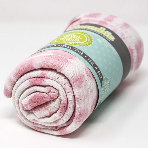 Woombie 44" 44" AirWrap Organic Swaddle - Old Fashioned Receiving Blankets for Babies - Lightweight, Vented Design