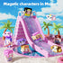 Set- 3+, GobiDex Magnetic Figures Portable Tin with Spinning Animals & Characters, STEM Travel Toys for Girls Ages