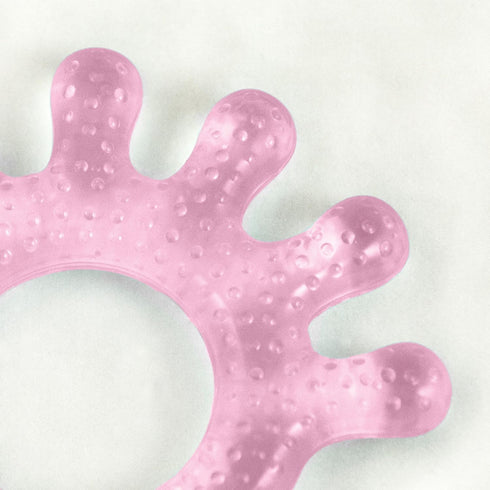 green sprouts Cooling Teether Set, Pink (2 Pack), 3 Months+