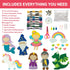 Set 7-12, 165 Set Craftorama Sewing Kit for Kids, Fun and Educational Fairytale Craft for Boys and Girls Age Sew Your